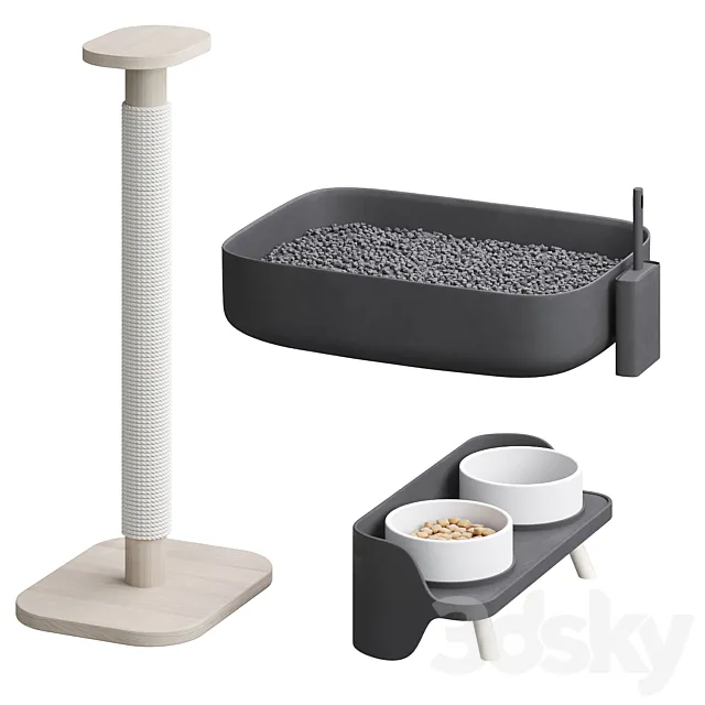 Accessories for cats 3DS Max Model