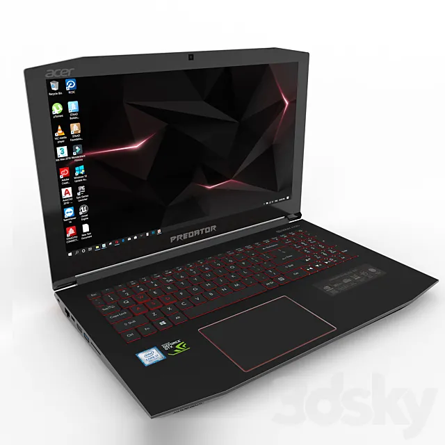 acer predator laptop 3DS Max Model