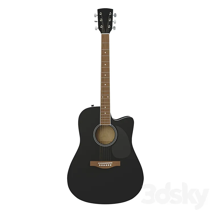 Acoustic guitar 3DS Max