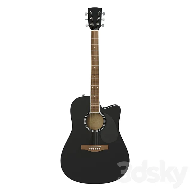 Acoustic guitar 3DSMax File