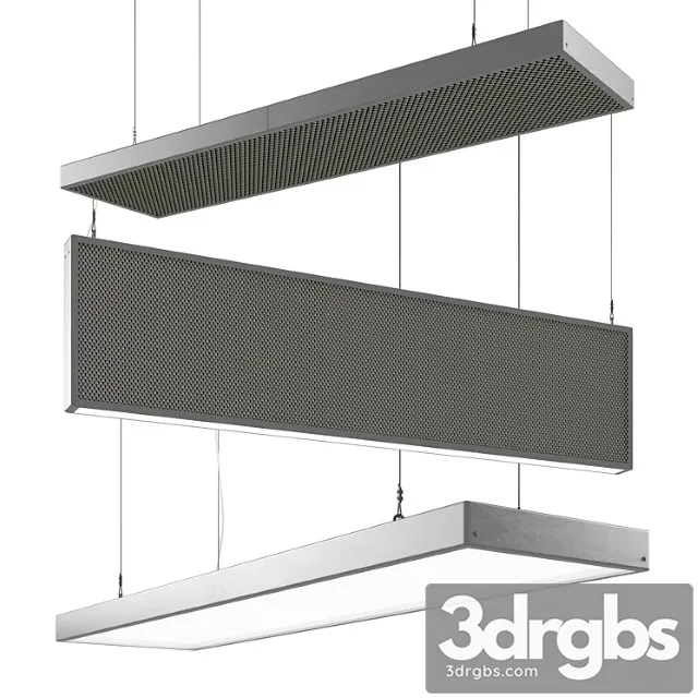 Acoustic panels hanging elements lamps. 3dsmax Download
