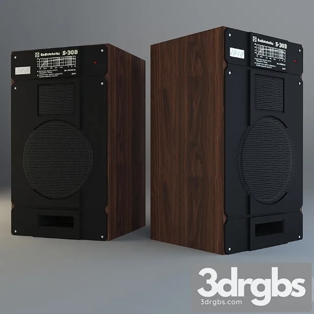 Acoustic System Radiotehnika S30b 3dsmax Download