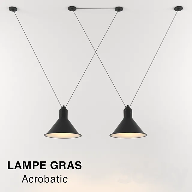 Acrobatic lamps 3ds Max