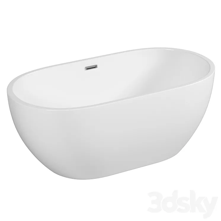 Acrylic bathtub AM-218-1500-750 3DS Max Model