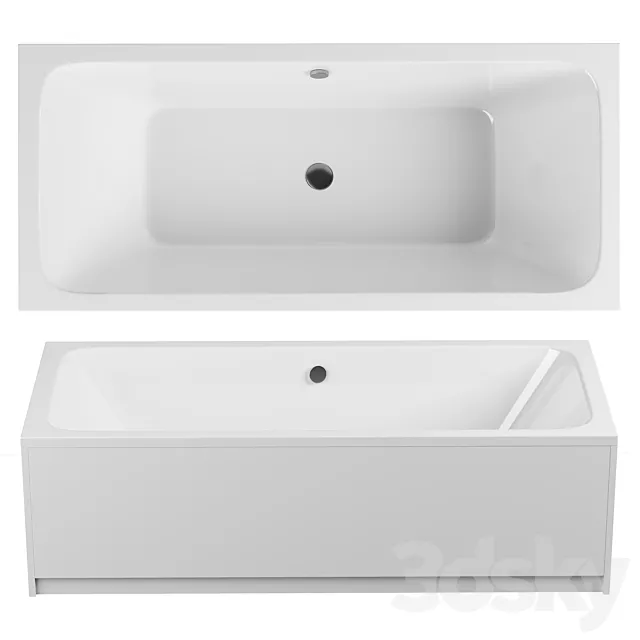 Acrylic bathtub AM.PM Inspire V2.0 170х75 3ds Max