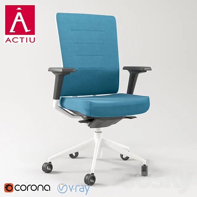 Actiu TNK Flex Office Chair 3ds Max