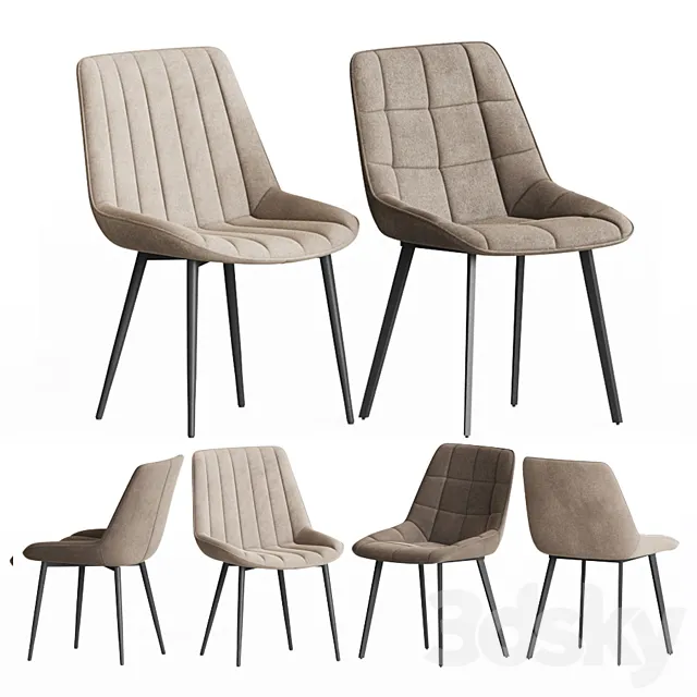 Adah & Anant Chair Set La Forma 3DS Max Model