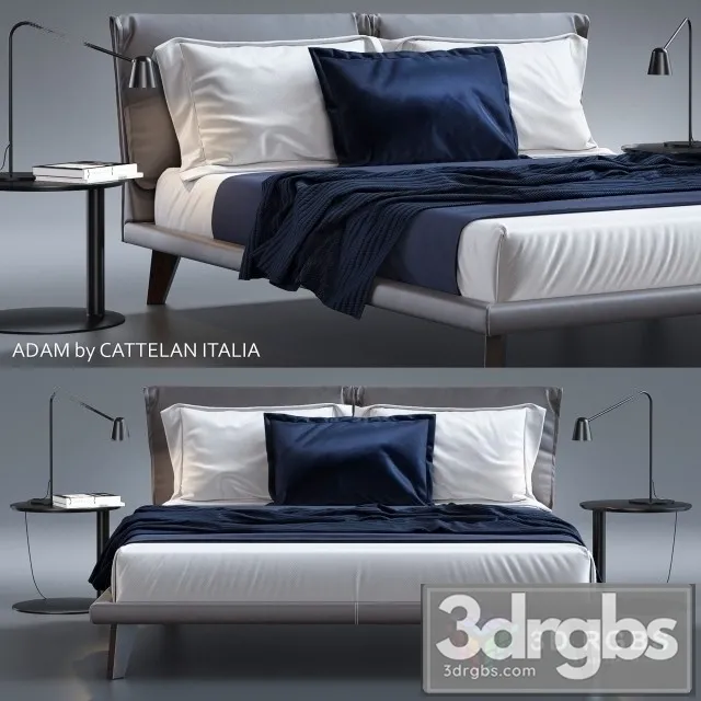 Adam Cattelan Italia Bed 3dsmax Download