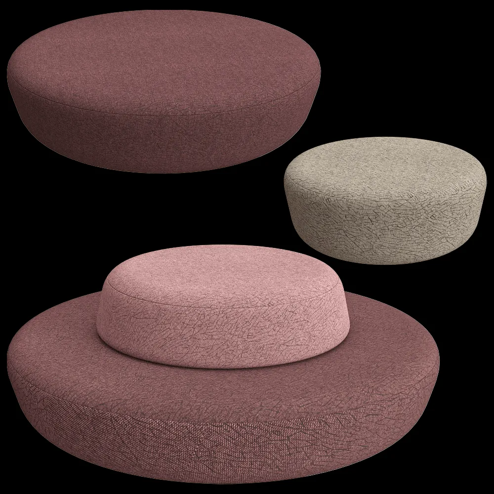 Addon Furniture – Sofa Dots soft 3ds Max