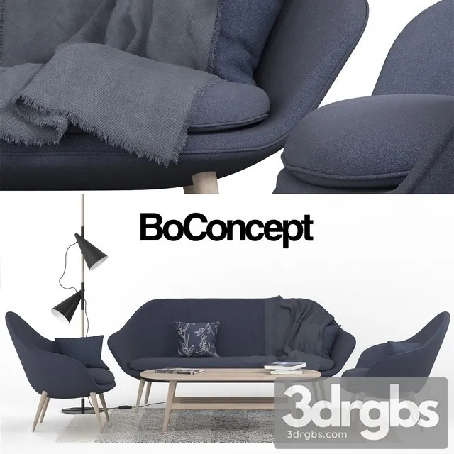 Adelaide Bo Concept Sofa 01 3dsmax Download