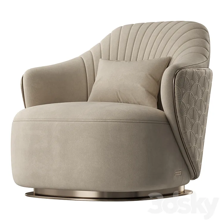 Adele Armchair by Visionnaire 3DS Max Model