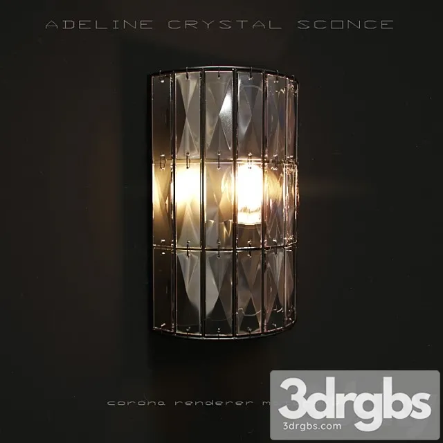 Adeline crystal sconce 3dsmax Download