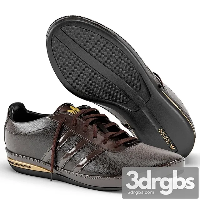 Adidas porsche design s3 leather brown 3dsmax Download