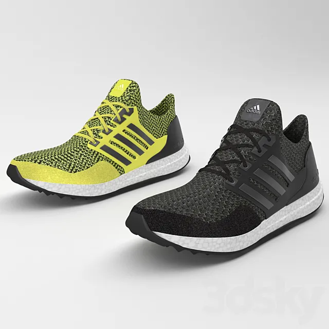 adidas ultra boost running shoes 3ds Max