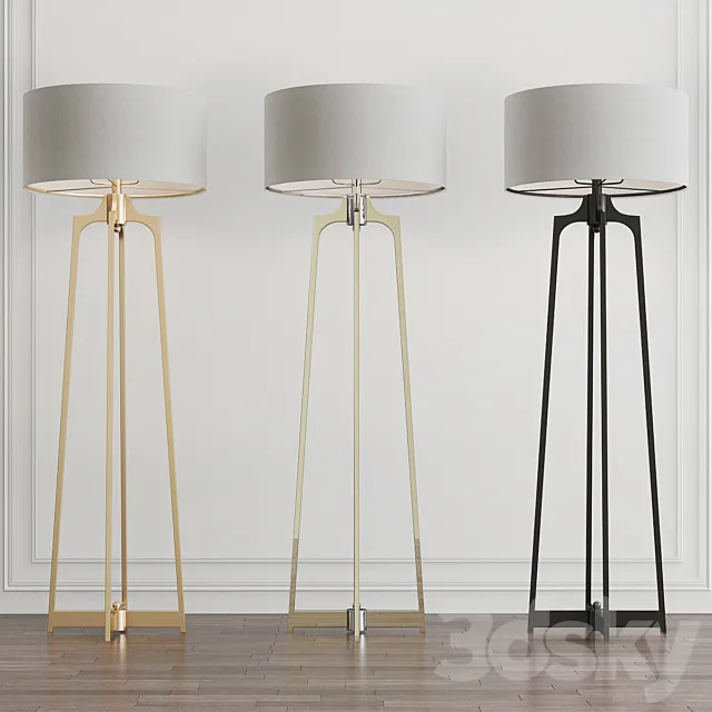 Adrian Modern Floor Lamp by Uttermost 3ds Max