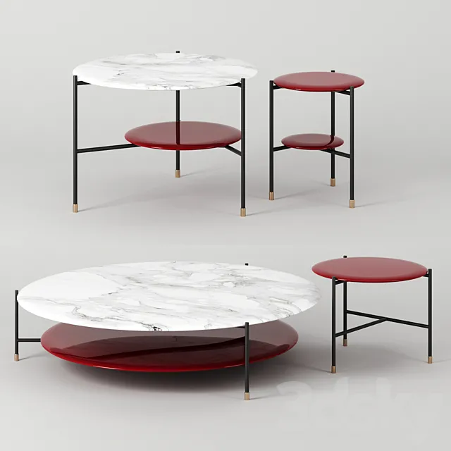 ADRIAN tables by Meridiani. round 3DSMax File