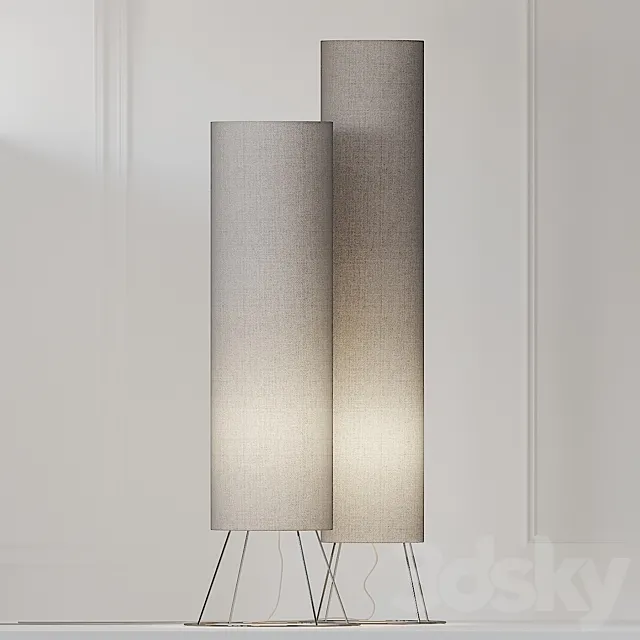 Adriani e Rossi Edizioni CILINDRO Lampada da Terra 3ds Max