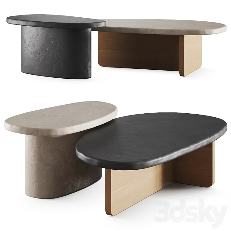 Aedam Anthony Mush Coffee Tables 3DS Max Model
