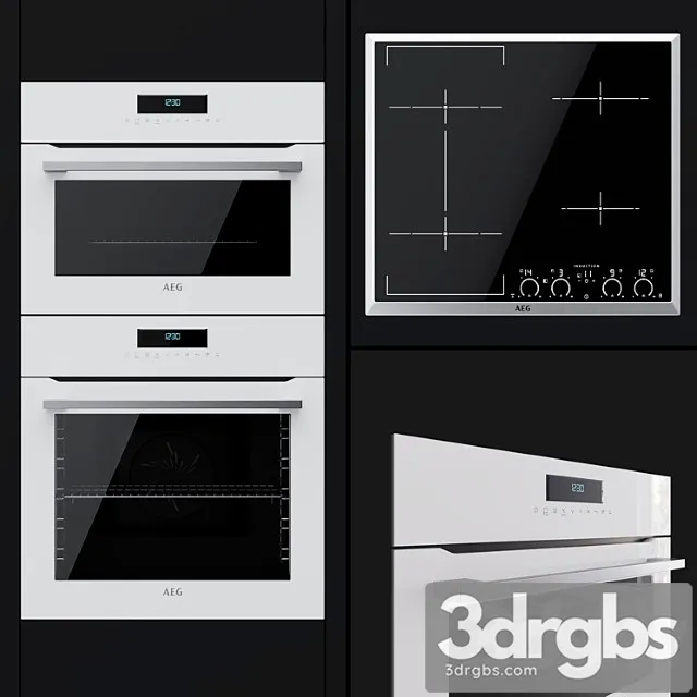 Aeg – an oven bcr742350w a compact oven kmr761000w and a hob ikk64545xb 2 3dsmax Download