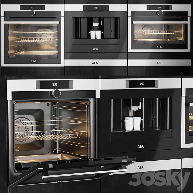 AEG appliance collection 3DS Max