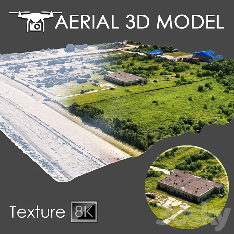 Aerial scan 1 3DS Max