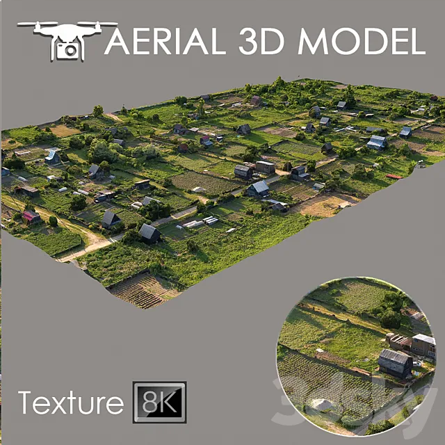 Aerial scan 16 3DS Max Model