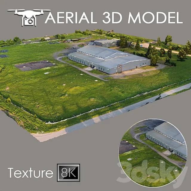 Aerial scan 17 3ds Max