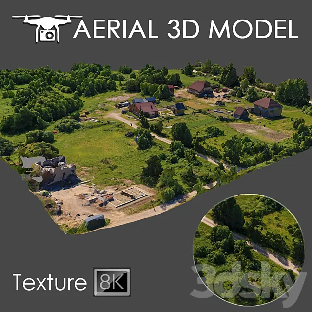 Aerial scan 9 3ds Max