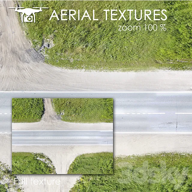 Aerial texture 16 3ds Max