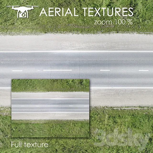 Aerial texture 4 3DS Max Model