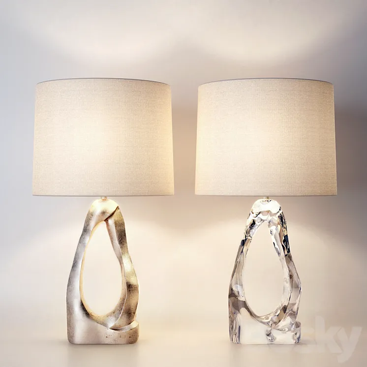 Aerin Cannes Table Lamp 3DS Max