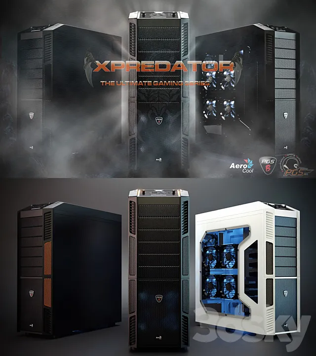 AeroCool XPREDATOR 3DS Max Model