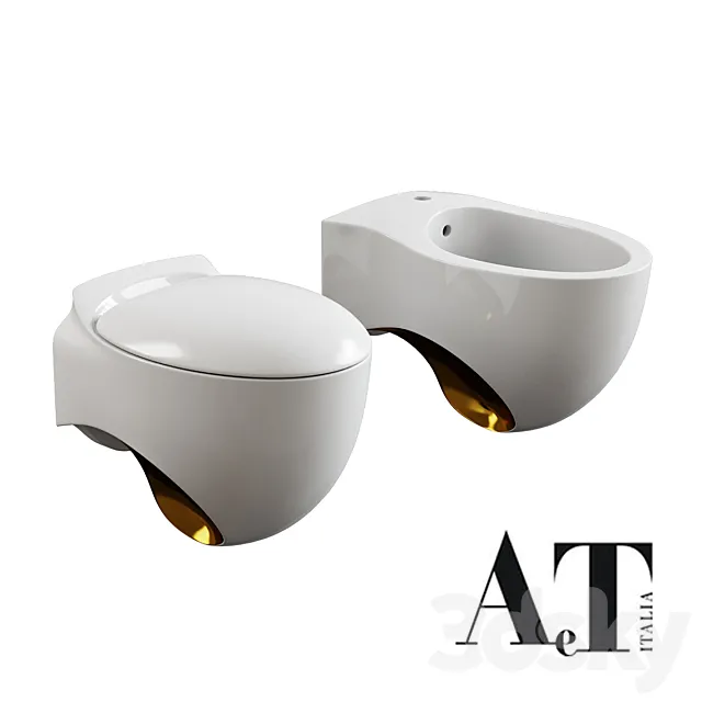 AeT Italia _ Orizzonti Accent (toilet and bidet) 3ds Max