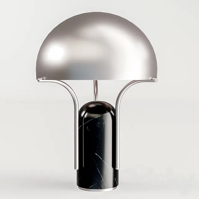 Affinity Medium Dome Table Lamp 3DS Max Model