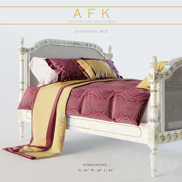 AFK_Josephine Bed 3DS Max Model