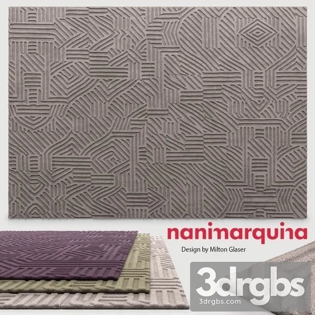 African Pattern Rug Nanimarquina 3dsmax Download