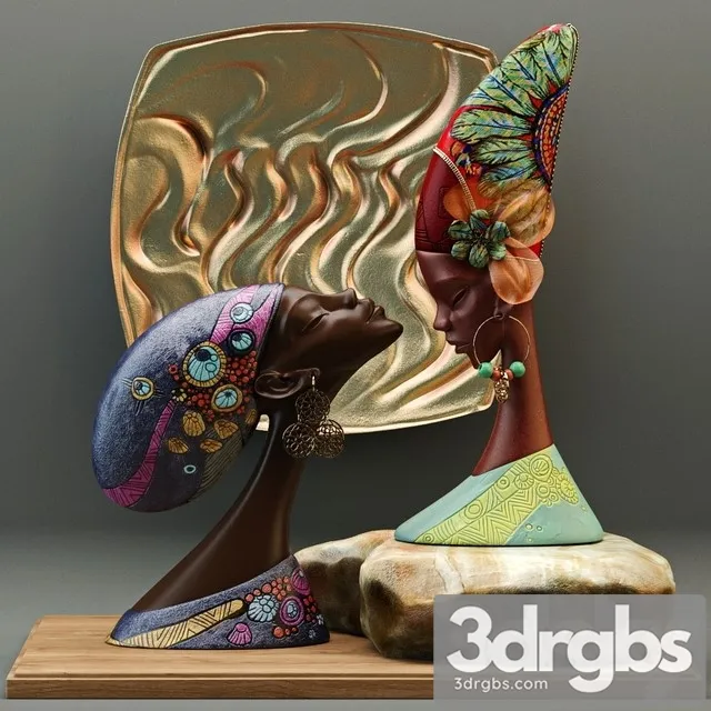 African Sculptures Factory DesignToscano 3dsmax Download