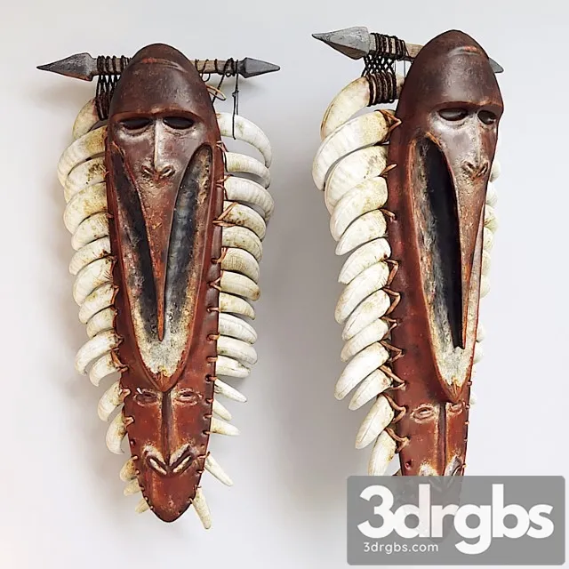African shaman mask 3dsmax Download