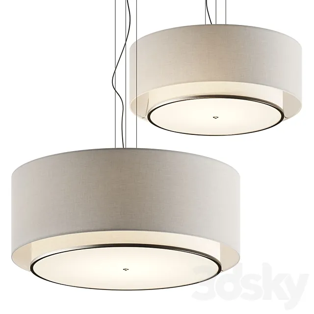 AFX Dayton Color Select Pendant Lamps 3DS Max Model