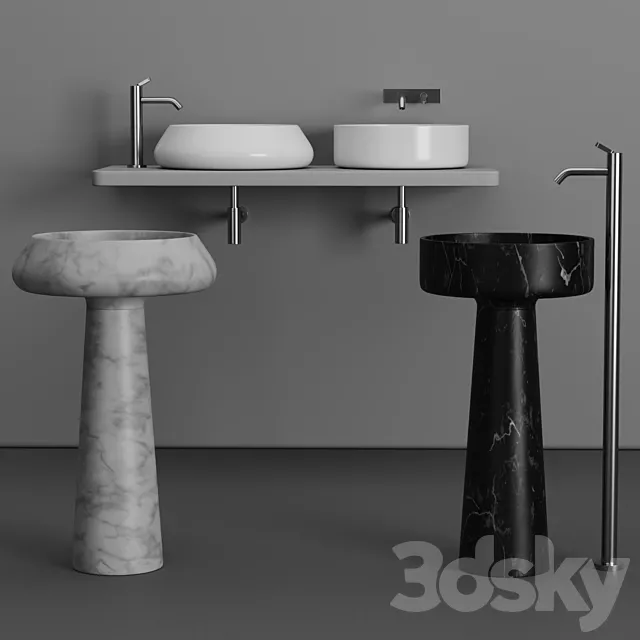 Agape BJHON Washbasin 3ds Max