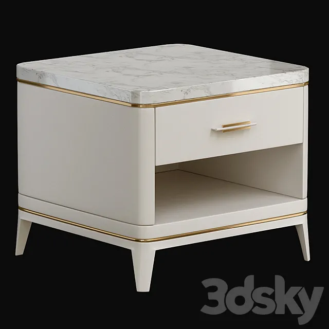 Agra Bedside Table Frato Interiors 3DSMax File
