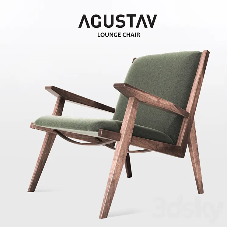 AGUSTAV lounge chair 3DS Max