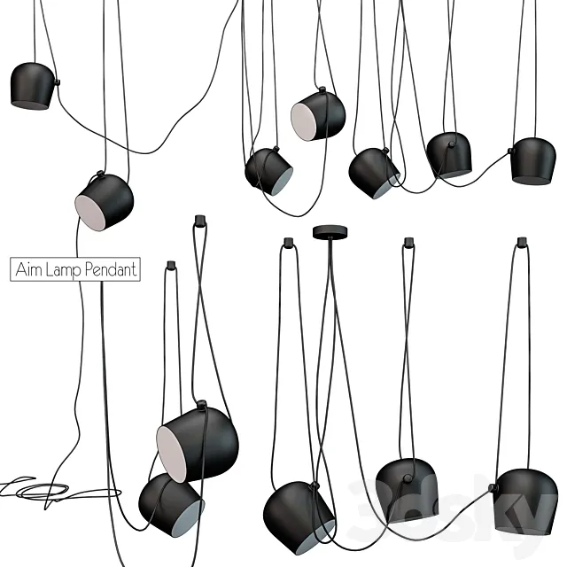 Aim Lamp Pendant by FLOS 3DS Max Model