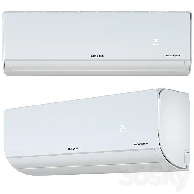 Air conditioner Samsung AR09TXHQASINUA 3DSMax File