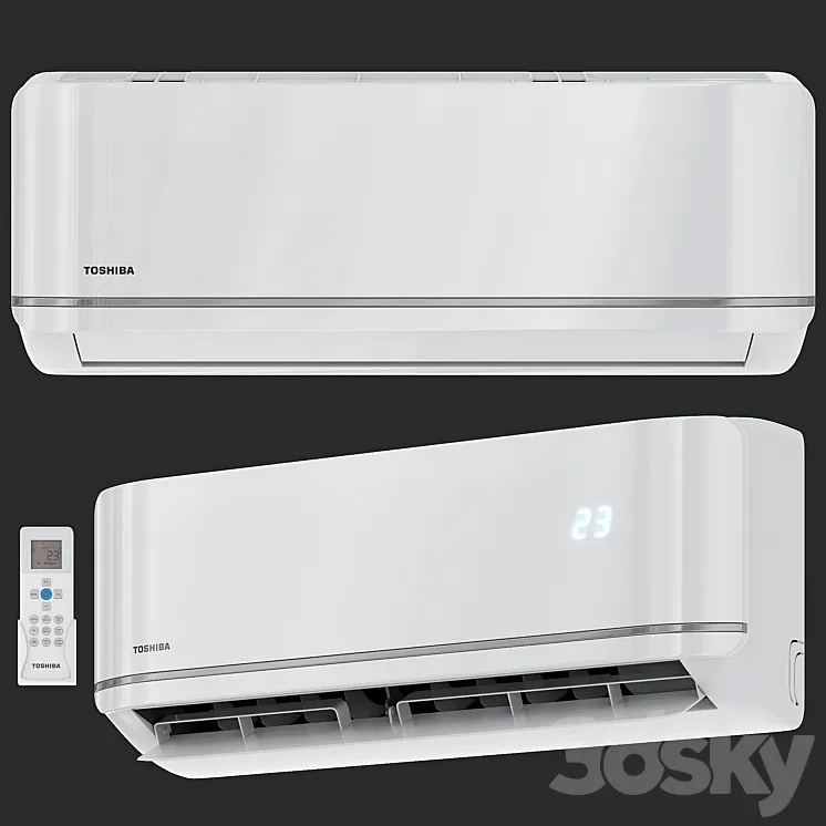 Air conditioner TOSHIBA 3DS Max