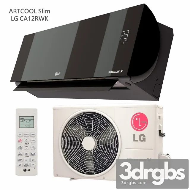 Air Conditioning Artcool Slim LG CA12RWK 3dsmax Download