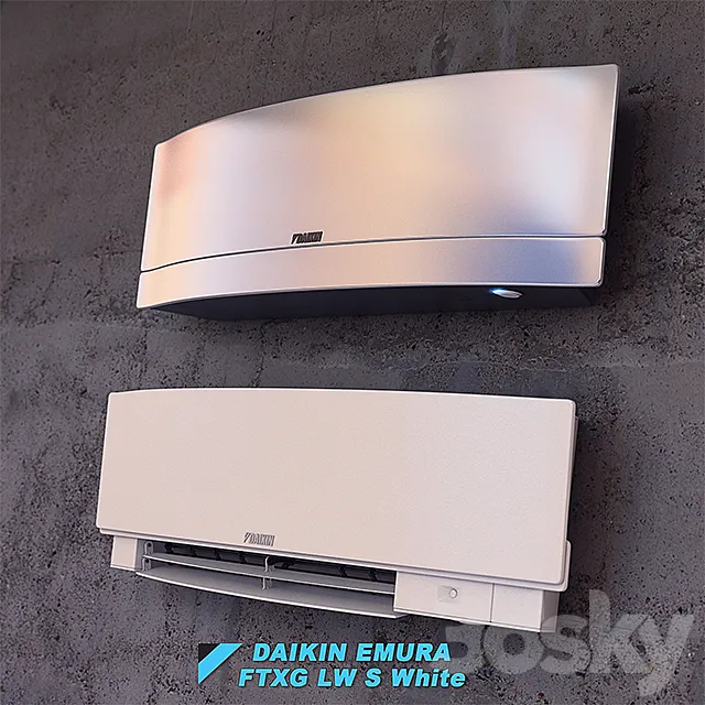 Air Conditioning Daikin Emura FTXG-LS 3DSMax File