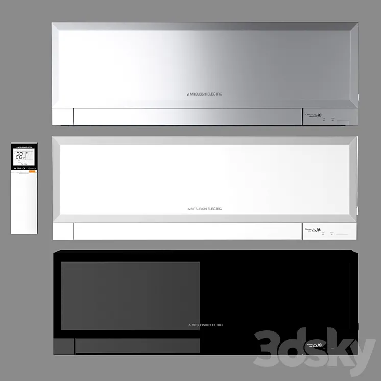 air conditioning Mitsubishi_Electric_MSZ 3DS Max