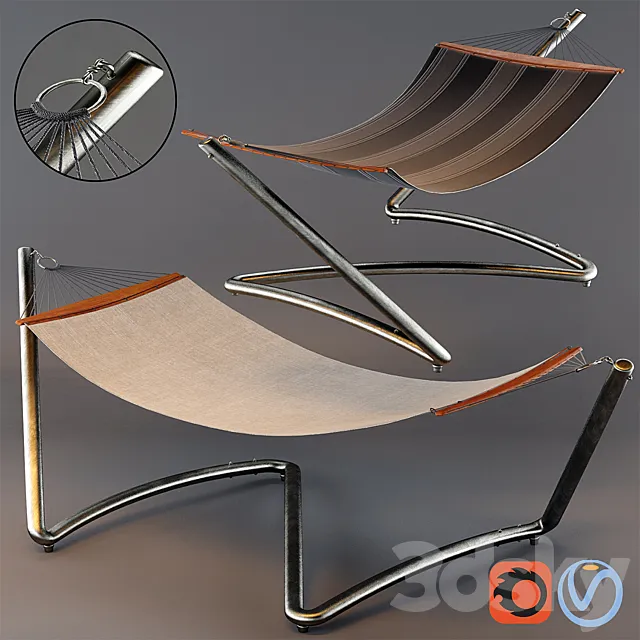 Air lounge Hammock Tucci 3DS Max Model