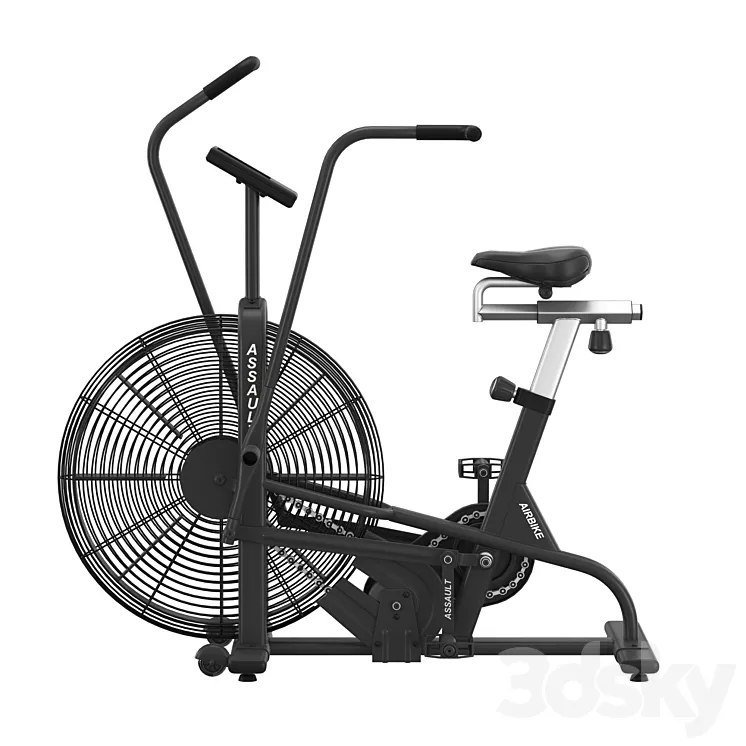 Airbike DHZ X-8860 exercise bike 3DS Max Model